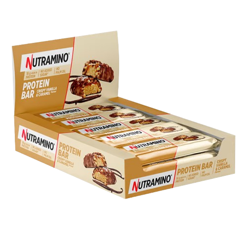 Nutramino Proteinbar Crispy Vanilla & Caramel (12 x 55 g)